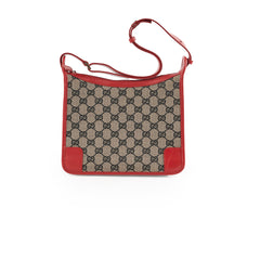 Gucci Monogram Red Shoulder Bag