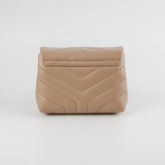 Saint Laurent Toy Lou Lou Beige Crossbody Bag