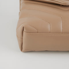 Saint Laurent Toy Lou Lou Beige Crossbody Bag