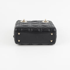 Mini Lady Dior Black Lambskin