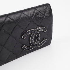 Chanel Fabric Crystal CC Clutch