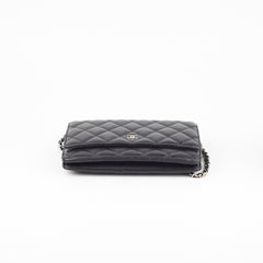 Chanel Lambskin Black Wallet On Chain WOC