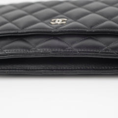 Chanel Lambskin Black Wallet On Chain WOC