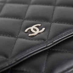 Chanel Lambskin Black Wallet On Chain WOC