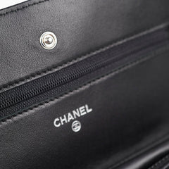 Chanel Lambskin Black Wallet On Chain WOC