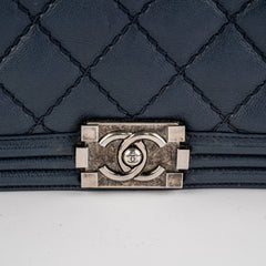 Chanel Boy New Medium lambskin Navy