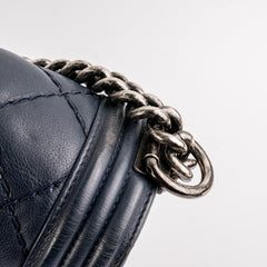 Chanel Boy New Medium lambskin Navy