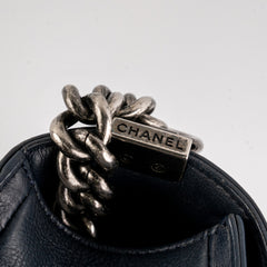 Chanel Boy New Medium lambskin Navy