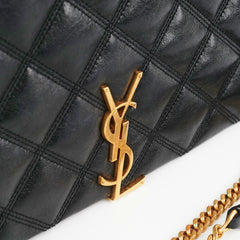 Saint Laurent Becky Black Shoulder Bag