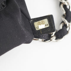 Chanel CC Logo Black Khaki Tote Bag