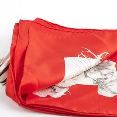 Hermes Scarf Red