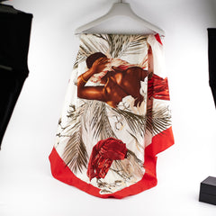 Hermes Scarf Red
