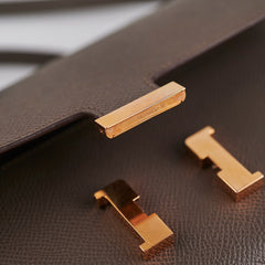 Hermes Constance To Go Epsom Gris Etain - Stamp Y