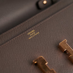 Hermes Constance To Go Epsom Gris Etain - Stamp Y