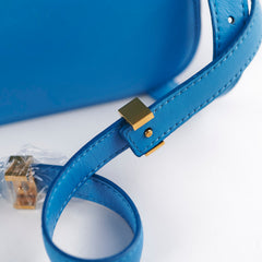 Celine Medium Aqua Blue Box Crossbody Bag