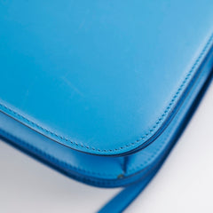 Celine Medium Aqua Blue Box Crossbody Bag