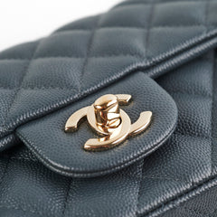 Chanel Caviar Mini Rectangular Flap Grey