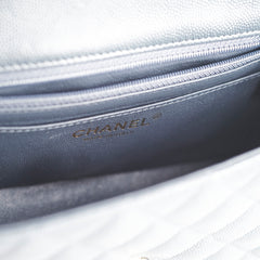 Chanel Caviar Mini Rectangular Flap Grey