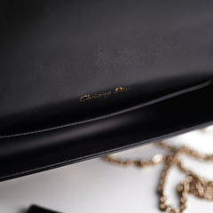 ITEM 2 - Dior Pouch Cannage WOC Wallet On Chain Clutch Black