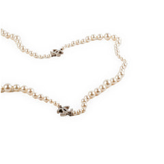 Chanel CC Logo Pearl Necklace