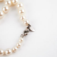 Chanel CC Logo Pearl Necklace
