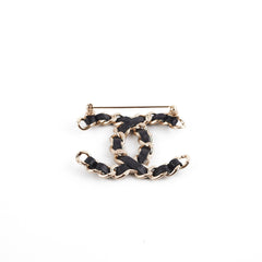 Chanel CC Logo Brooch