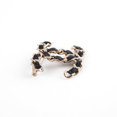 Chanel CC Logo Brooch