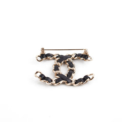 Chanel CC Logo Brooch