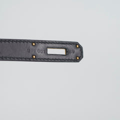 Hermes Vintage Kelly 32 Noir Box Leather