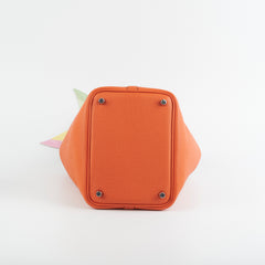 Hermes Picotin 18 Clemence Orange
