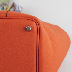Hermes Picotin 18 Clemence Orange