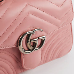 Gucci Mini Top Handle Pink Shoulder Bag