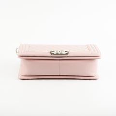 Chanel Old Medium Lambskin Boy Light Pink