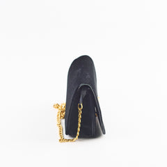 Prada Velvet Crossbody Bag Black