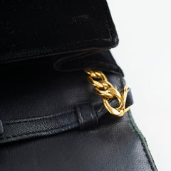 Prada Velvet Crossbody Bag Black