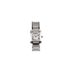 Cartier Medium Tank Francaise 27mm Stainless Steel Watch W51011Q3