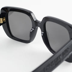 Christian Dior Large Square Sunglasses Black