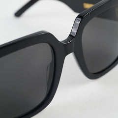 Christian Dior Large Square Sunglasses Black