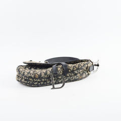 Christian Dior Vintage Saddle Bag Navy