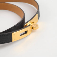 Hermes Pocket 18 Black Epsom Belt Bag