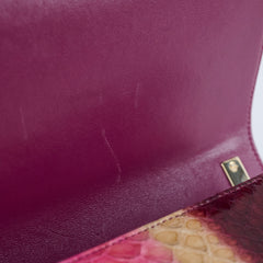 Christian Dior Miss Dior Python Flap Bag Multicolor