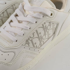 Christian Dior Men's Leather B27 Low Top Sneakers White Size 43