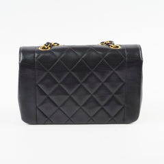 Chanel Small Vintage Diana Lambskin Black (4 Series)