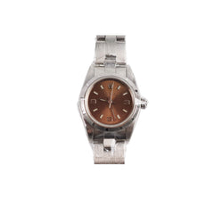 Rolex Oyster Perpetual Watch 24mm Brown Dial