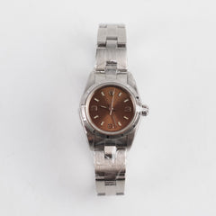 Rolex Oyster Perpetual Watch 24mm Brown Dial