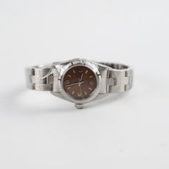 Rolex Oyster Perpetual Watch 24mm Brown Dial