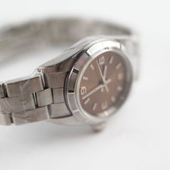 Rolex Oyster Perpetual Watch 24mm Brown Dial
