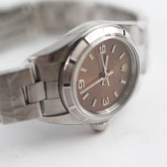 Rolex Oyster Perpetual Watch 24mm Brown Dial