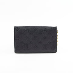 Louis Vuitton Vavin Empriente Wallet On Chain Black