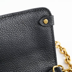 Louis Vuitton Vavin Empriente Wallet On Chain Black